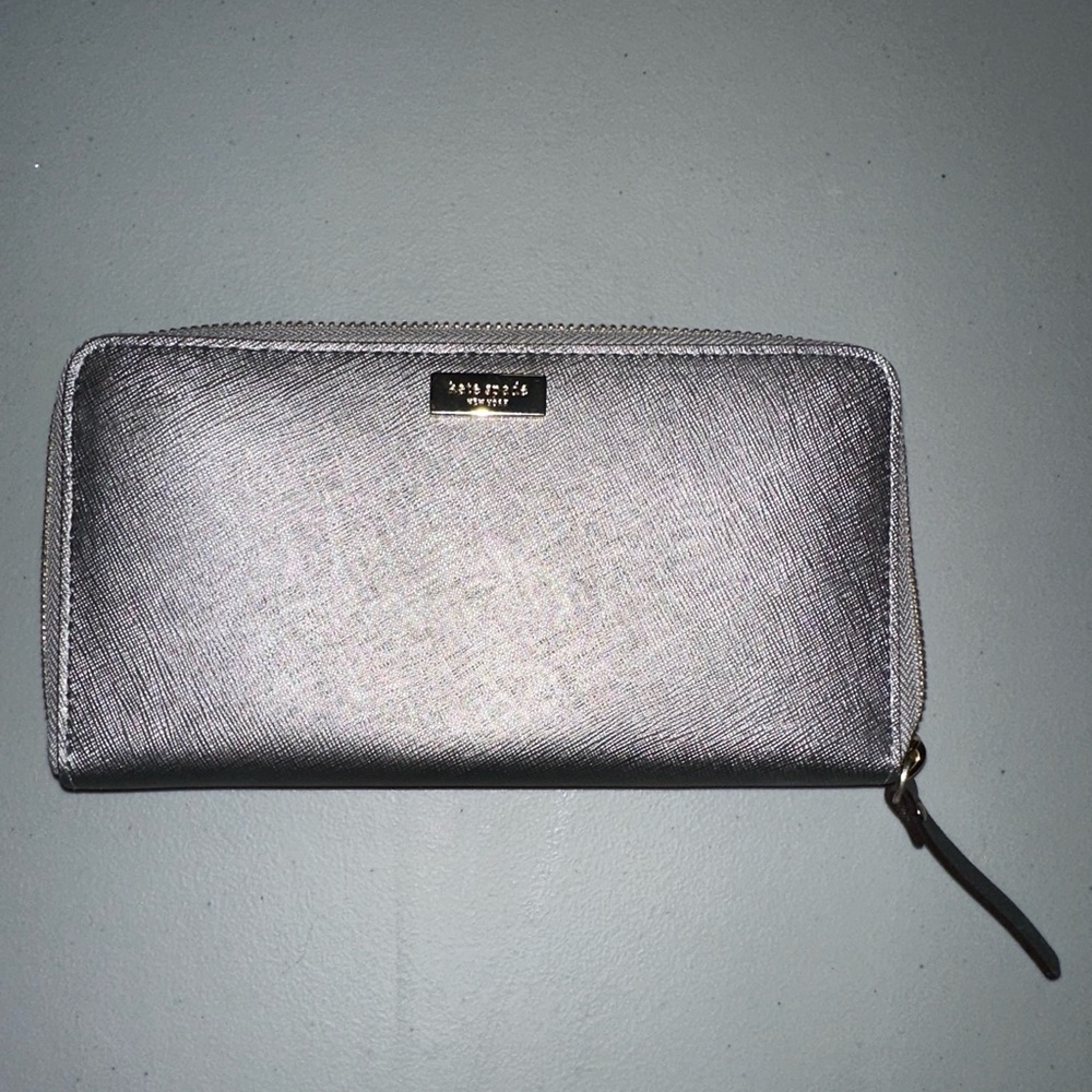 Silver Kate Spade Wallet